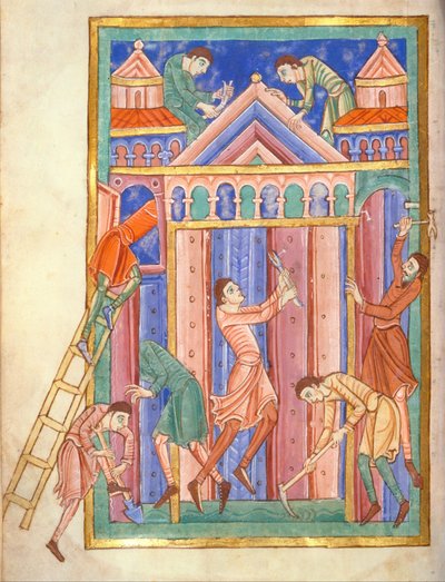 Thieves Breaking into the Burial Church of St. Edmund by Alexis Master